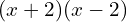 (x+2)(x-2)