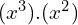 (x^3).(x^2)