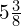 5\frac{3}{8}