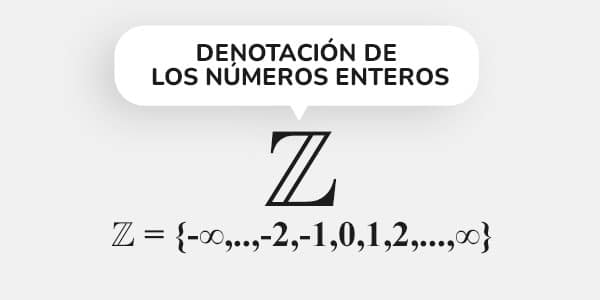 Denotación de los números enteros