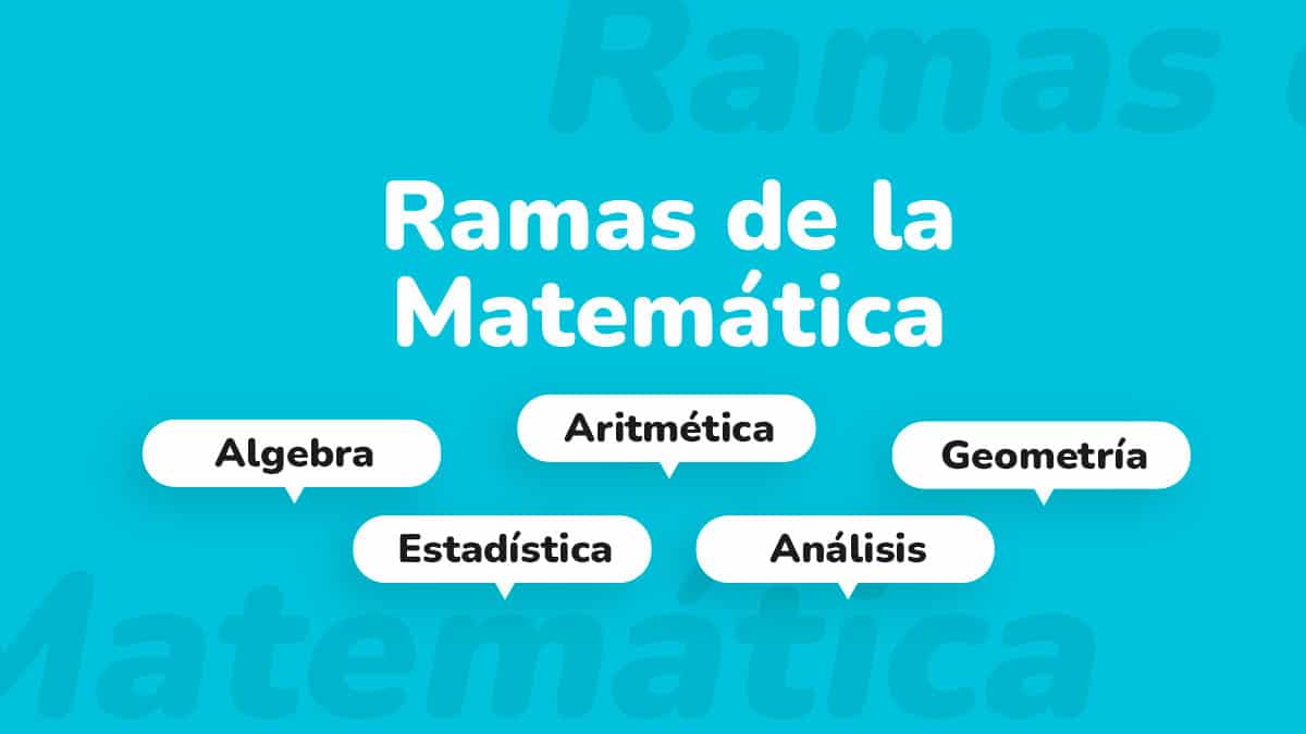 5 Ramas de la matemática y sus definiciones - Matemente