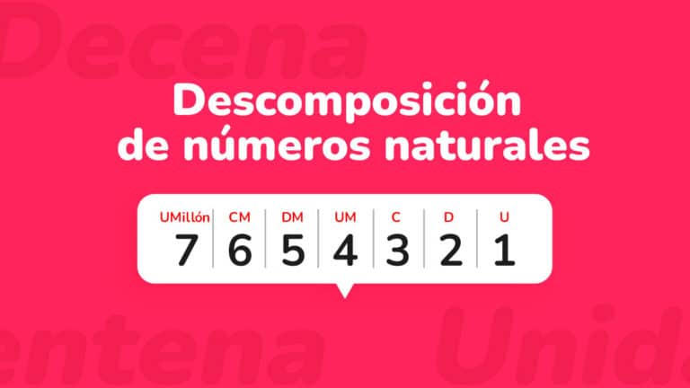 Descomposición de números naturales