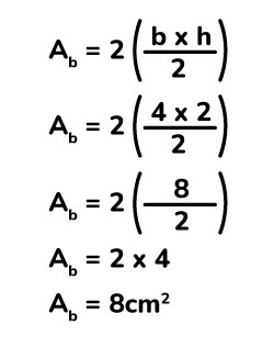 Calcular altura de la base de un prisma triangular