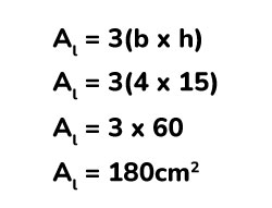 Calcular altura de los laterales de un prisma triangular