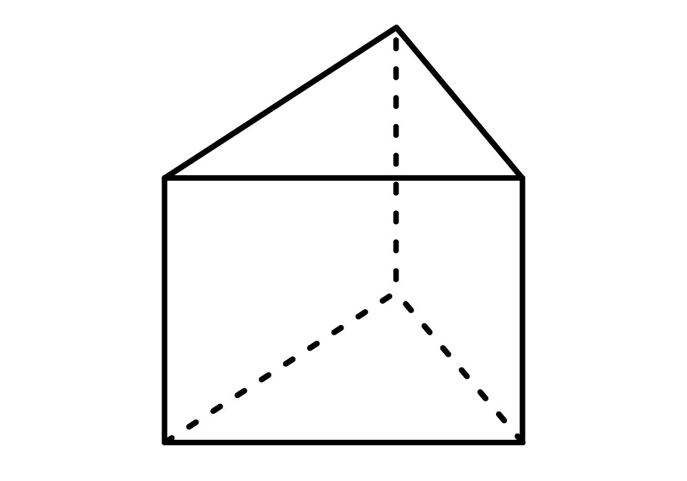 Prisma triangular irregular