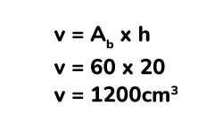 calcular volumen de un prisma triangular