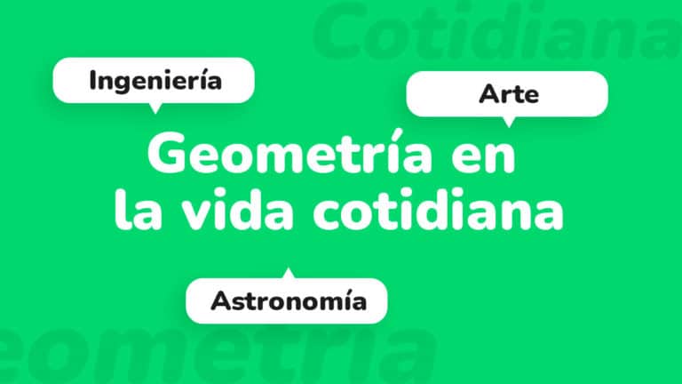 Geometría en la vida cotidiana