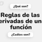 Reglas de las derivadas de una función