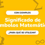 Símbolos matemáticos
