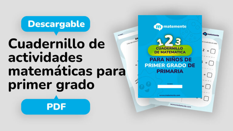 Cuadernillo de actividades matemáticas para primer grado
