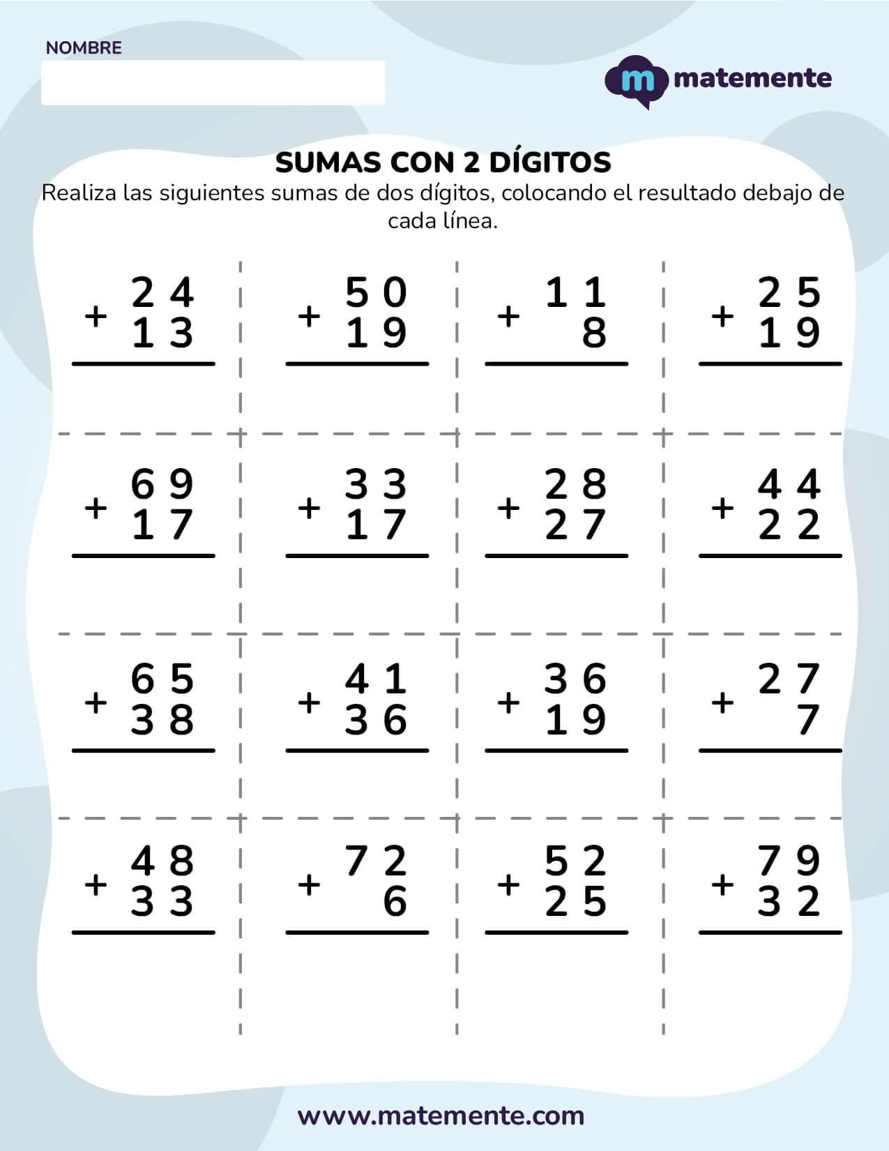 +18 Actividades de suma para primer grado ¡Descargables!