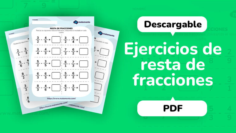 ejercicios de resta de fracciones