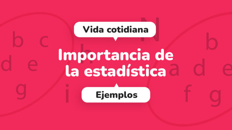 Importancia de la estadística