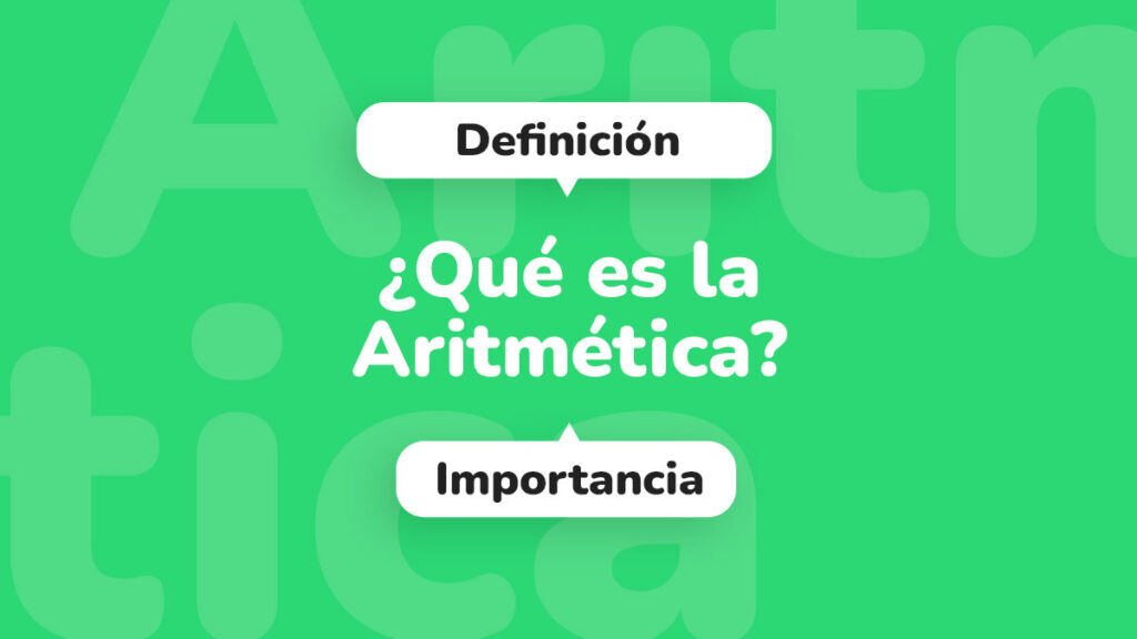 La aritmética y su importancia en la vida diaria