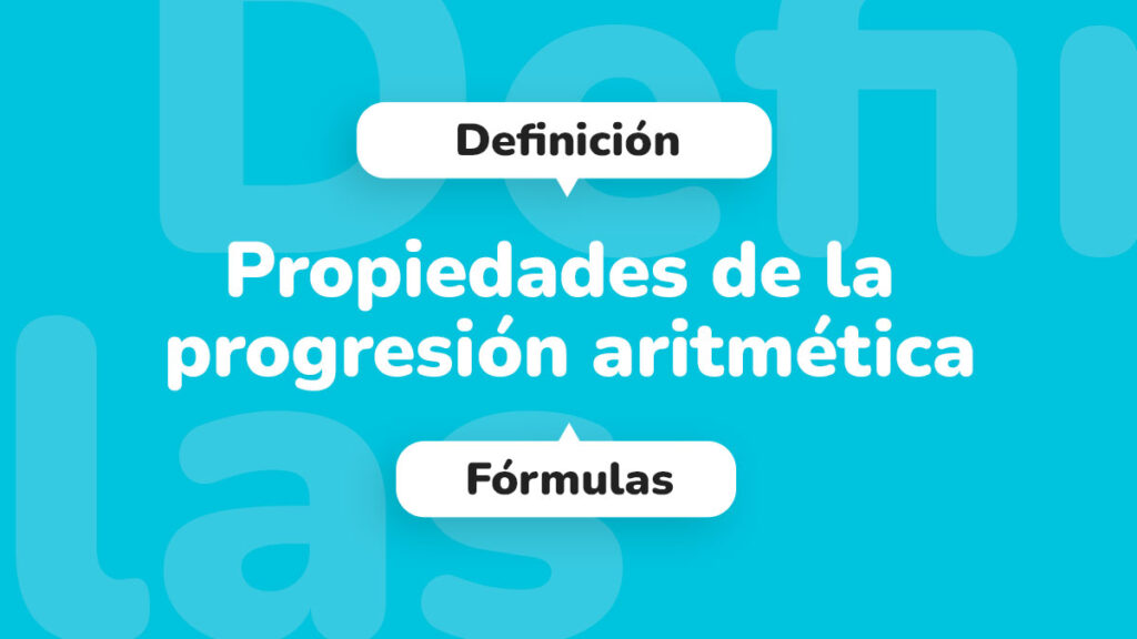 Propiedades de la progresión aritmética