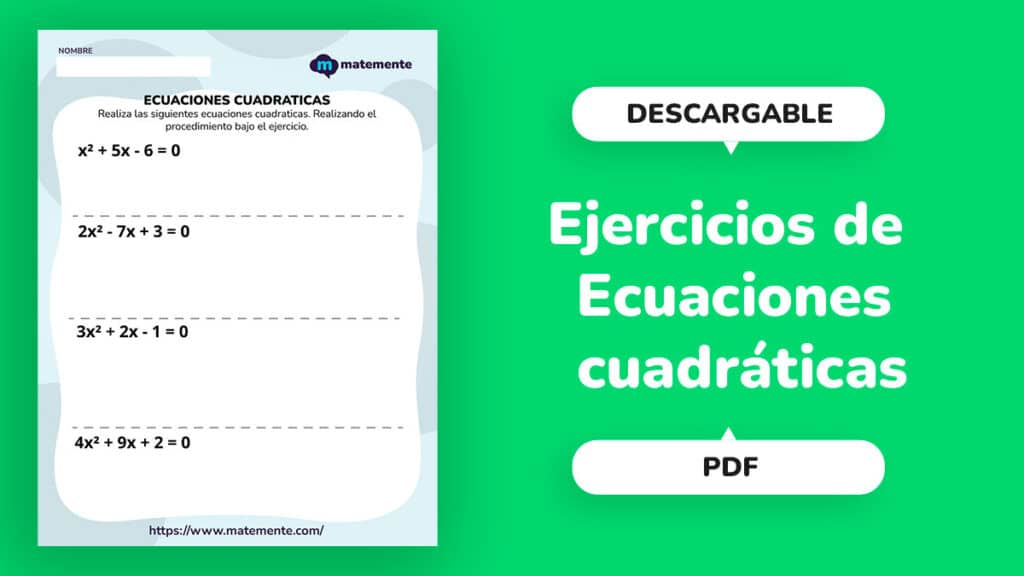 Ecuaciones cuadraticas PORTADA
